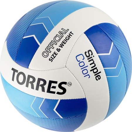 Купить Мяч волейбольный Torres Simple Color любительский р.5 в Саранске 